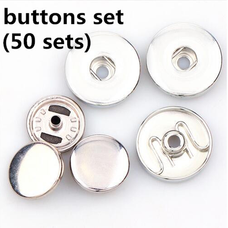 Snap Fastener Set - 50 Sets 12mm/18mm Tapping Snap Fastener