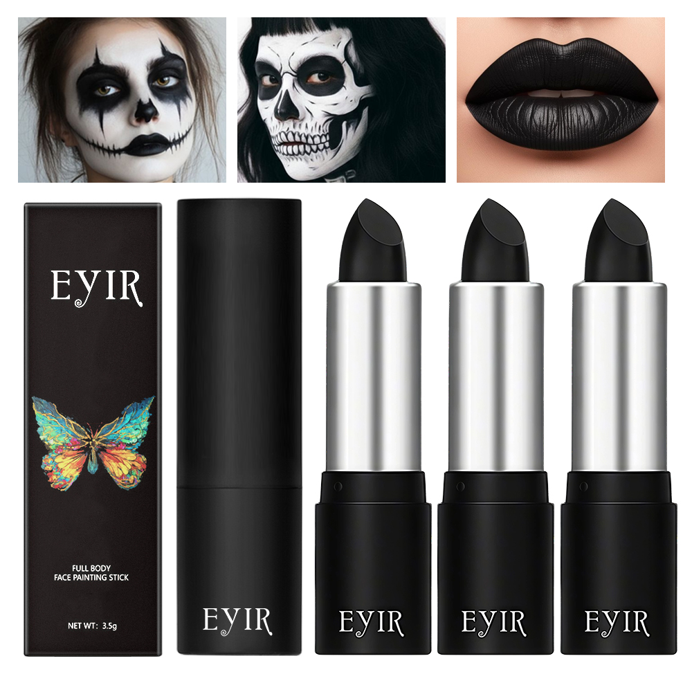 Body Paint Sfx - EYIR 3PCS Black Face Body Paint