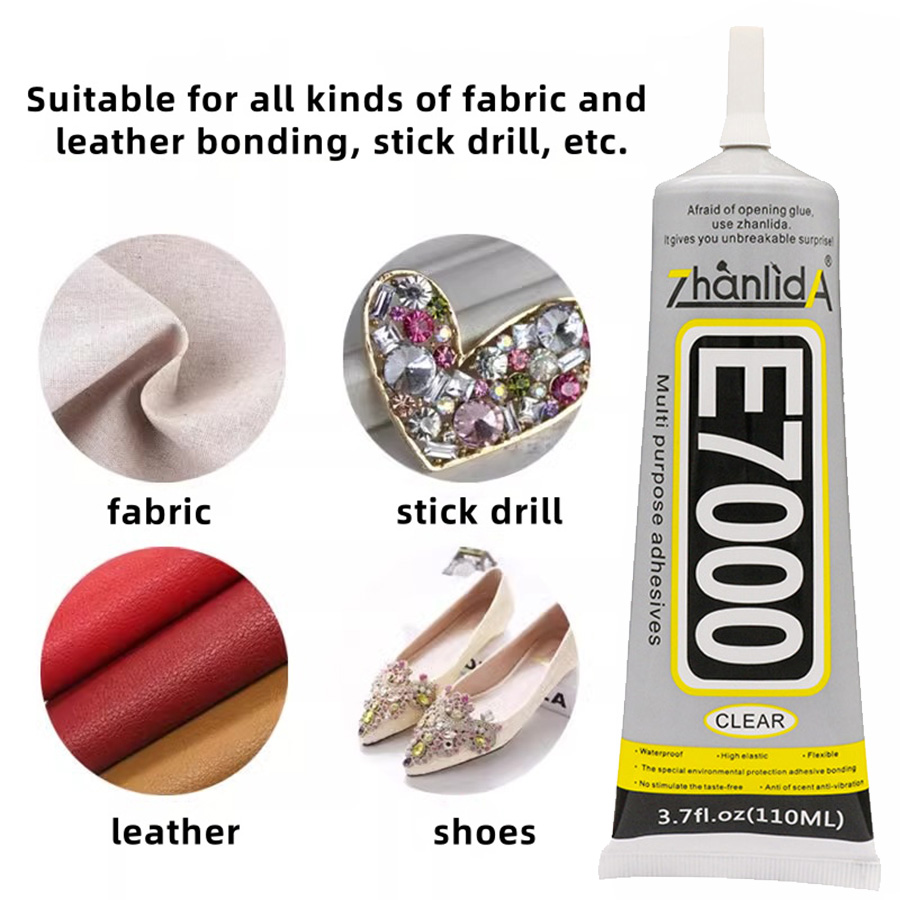 Contact Cement Glue - E7000 Glue Clear Contact DIY Cloth