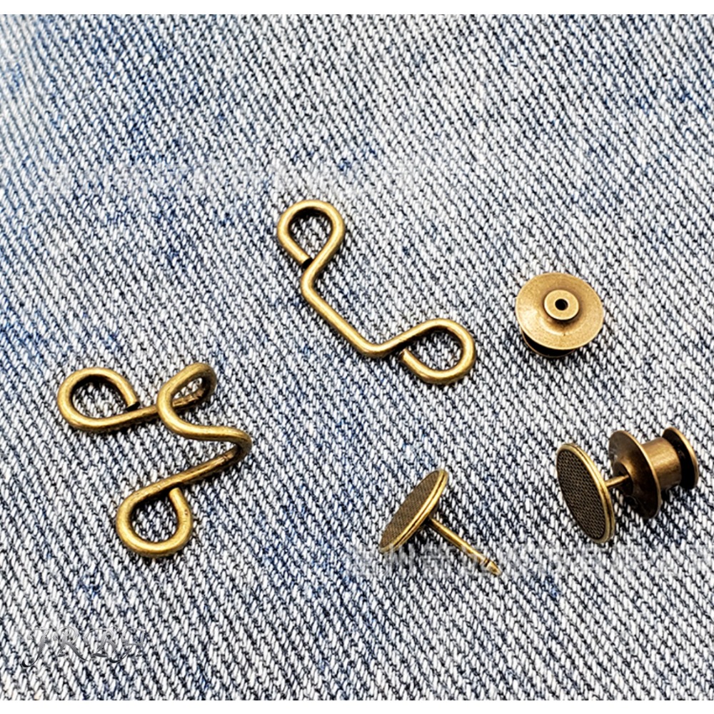 2pcs Adjustable Metal Jeans Wa - Snap Fastener Set review and price