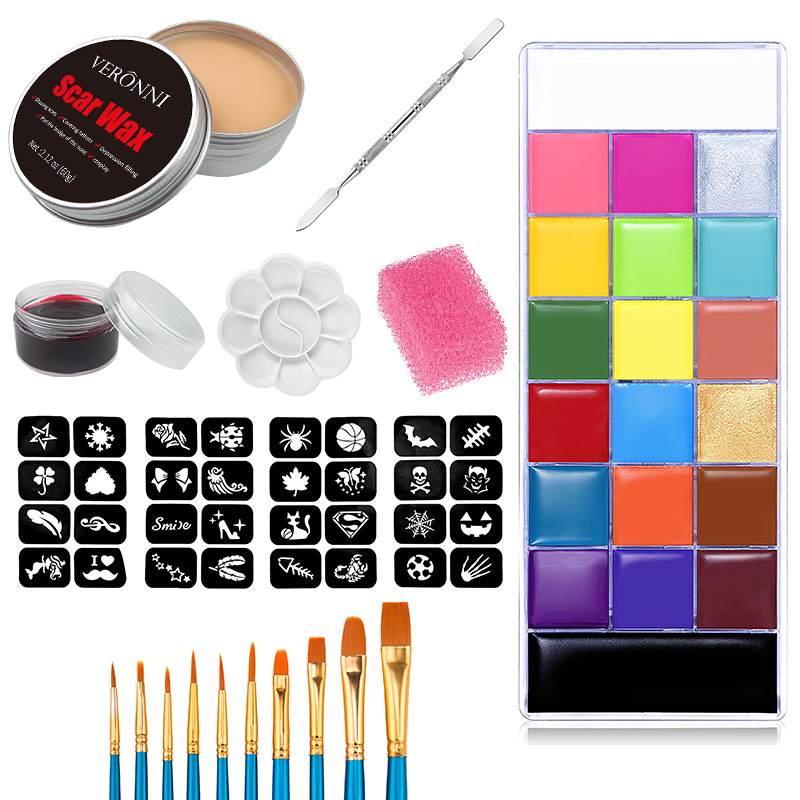 SFX Makeup Kit 20 Colors Face  - Body Paint Sfx review and price
