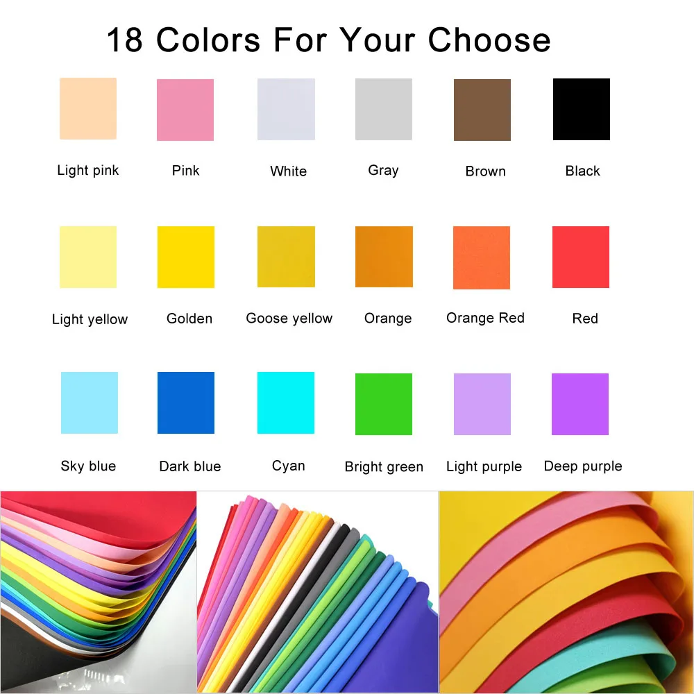 1/18Pcs Colorful EVA Foam Shee - Cosplay Props Eva Foam review and price