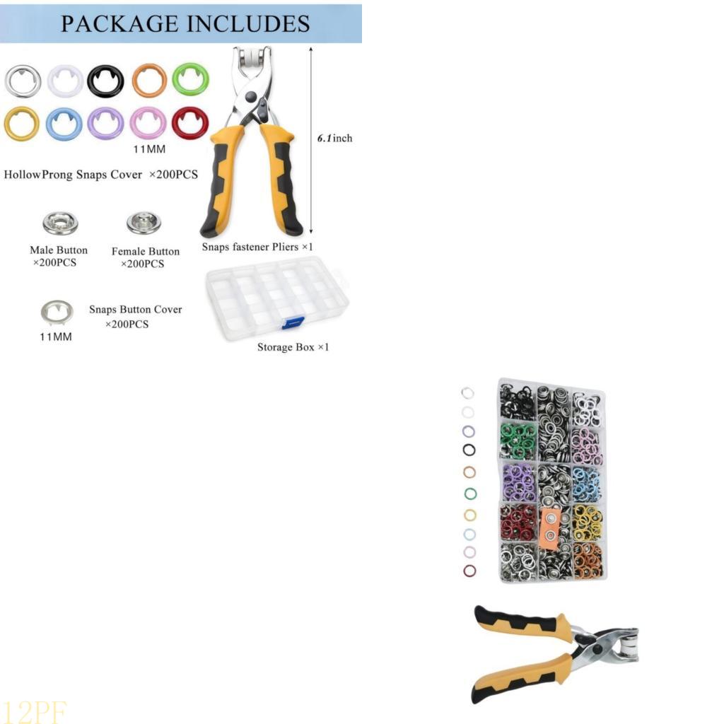12PF 200set Metal With Fastene - Snap Plier Setter review and price