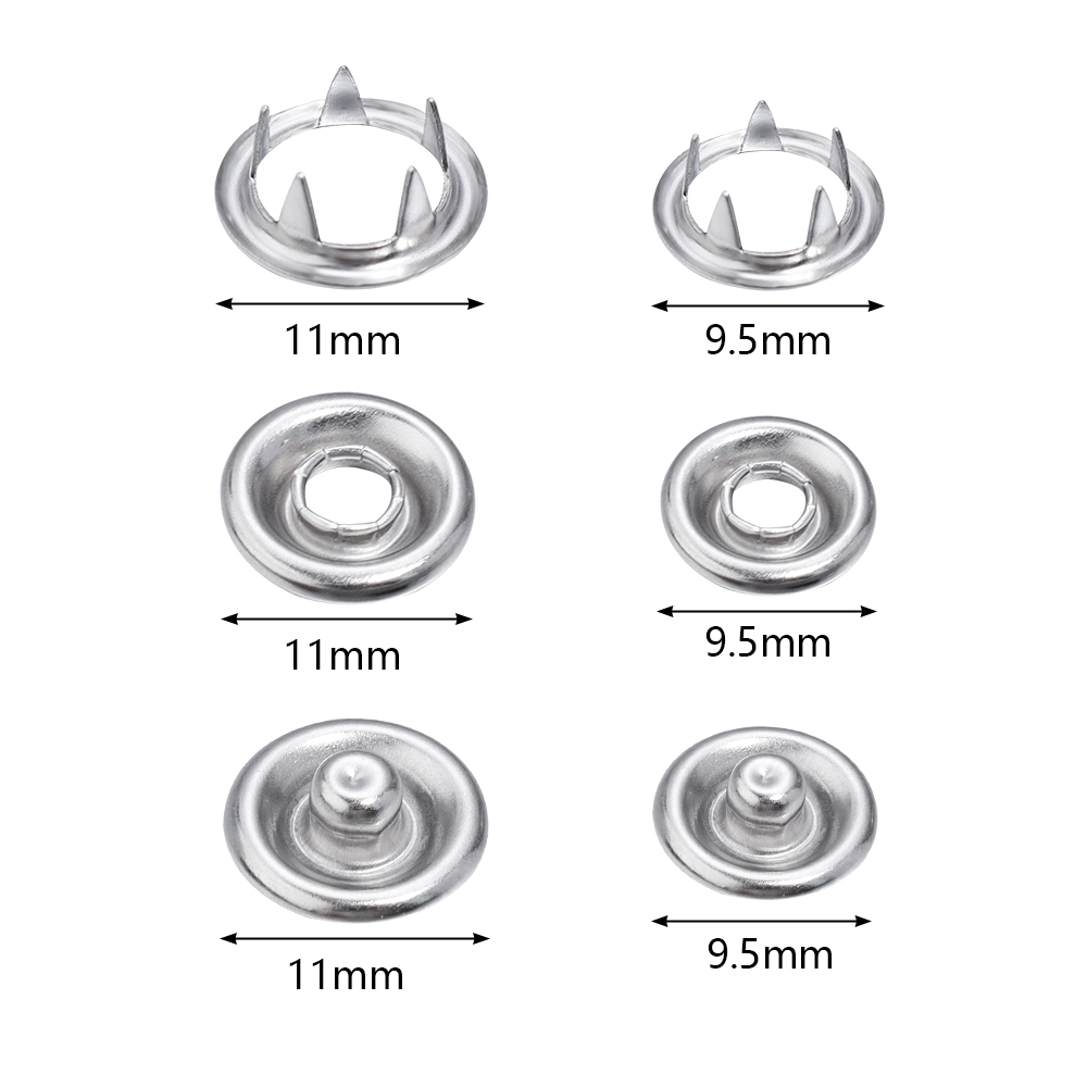 SAUVOO 50sets Iron Snap Button - Snap Fastener Set review and price