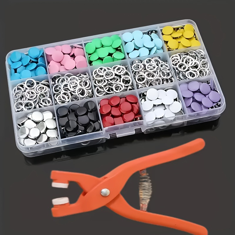 100Pcs Colorful Metal Sewing B - Snap Fastener Set review and price