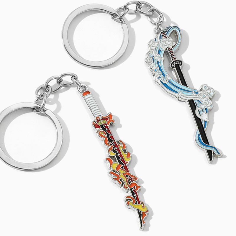 Anime Sword Keychain Demon Sla - Cosplay Prop Katana review and price