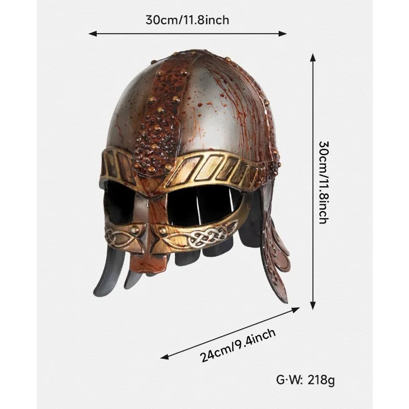 2026 New Viking Helmet Medieva - Cosplay Props Eva Foam review and price