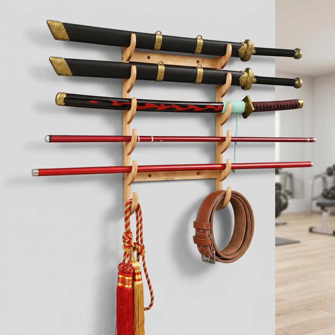 8-Layers Wall Sword Storage Sh - Cosplay Prop Katana review and price
