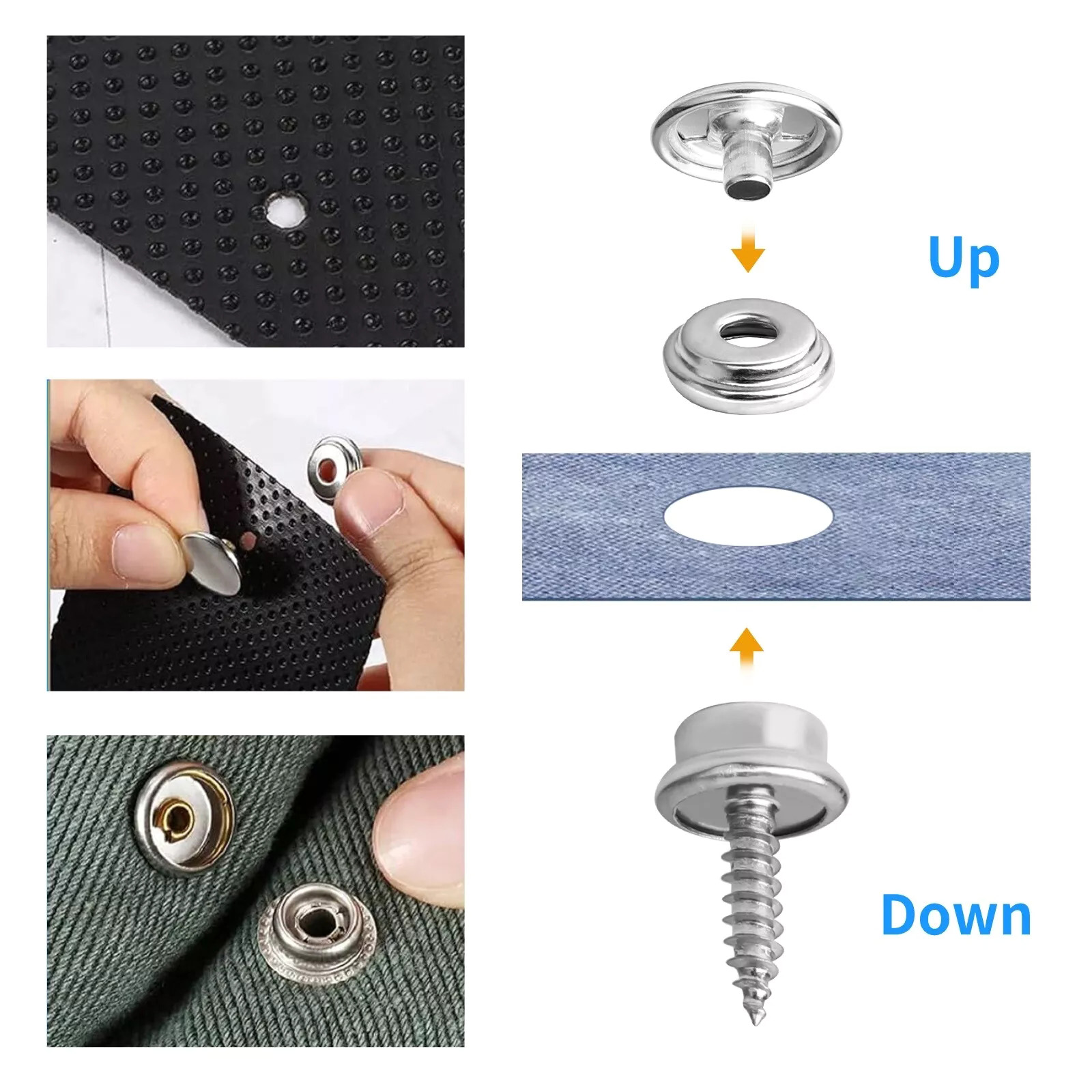 50 Set Stainless Steel Boat Ma - Snap Fastener Set review and price