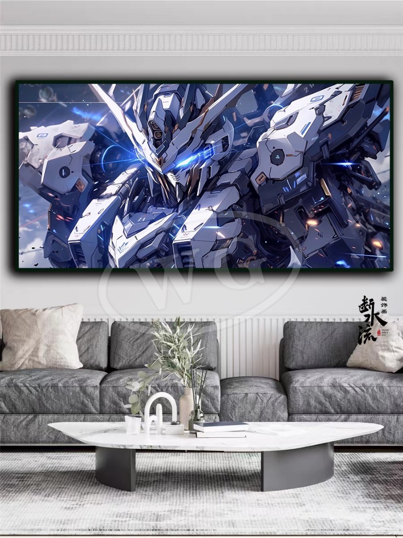 Gundam Hanging Paintings Attac - Bandai Gundam Hg review and price
