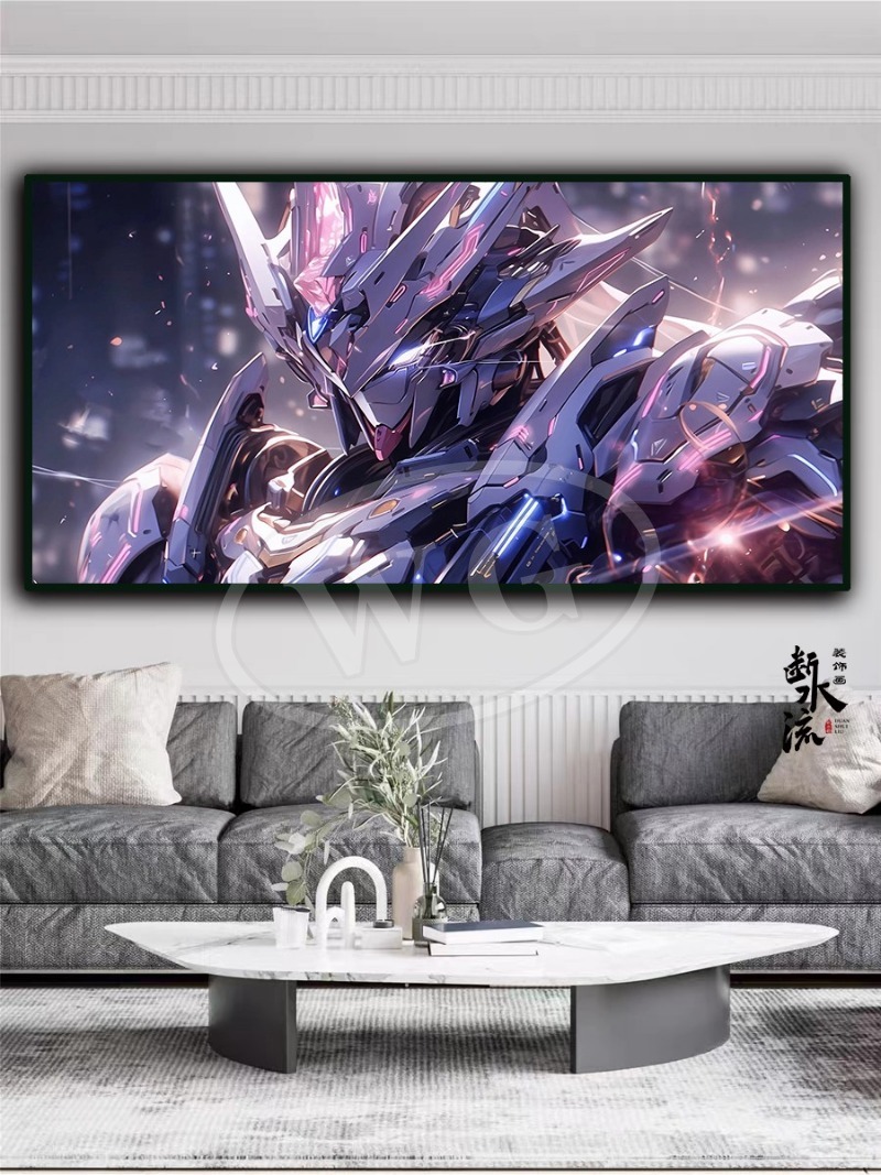 Gundam Hanging Paintings Attac - Bandai Gundam Hg review and price